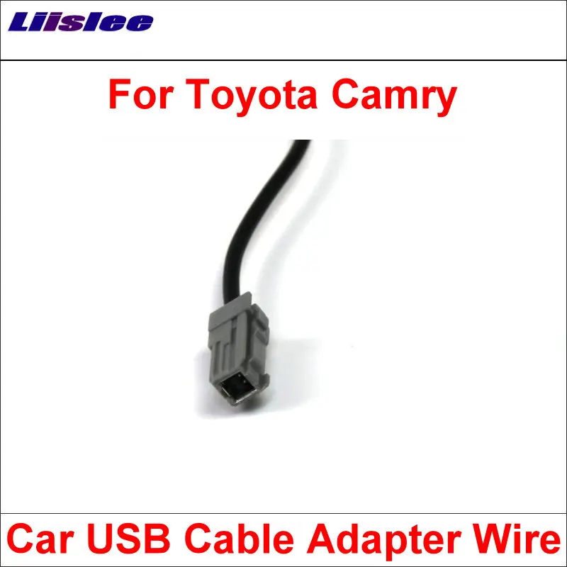 Liislee для Toyota Camry оригинальные вилки к USB адаптеру Conector Автомобильное CD радио аудио