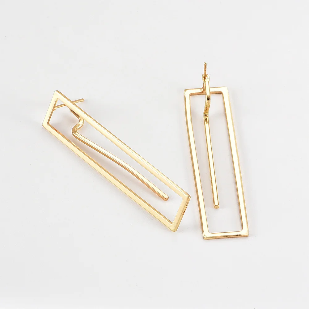 Модные ювелирные изделия 2019 новый тренд прямоугольные геометрические