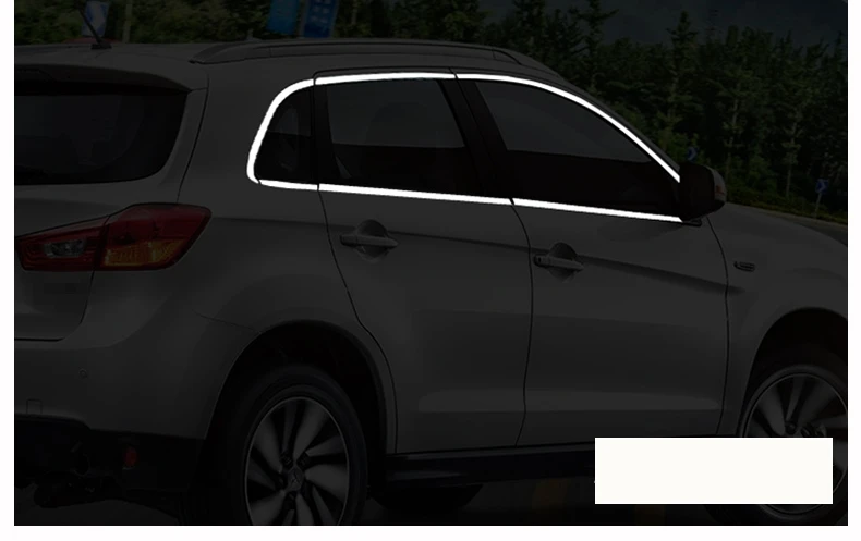 Для Mitsubishi ASX 2013 2018 Высококачественная Автомобильная оконная накладка из