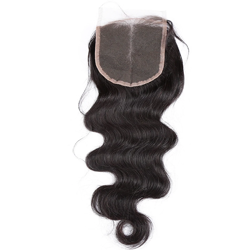 Halo волосы бразильские косички пучки прямые человеческие 3 4 пучка с закрытием 4x4