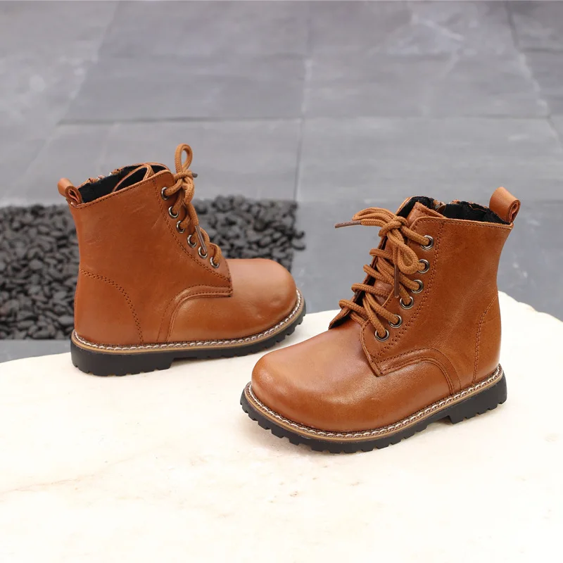 BeckyWalk новинка детская зимняя обувь детские водонепроницаемые зимние ботинки из