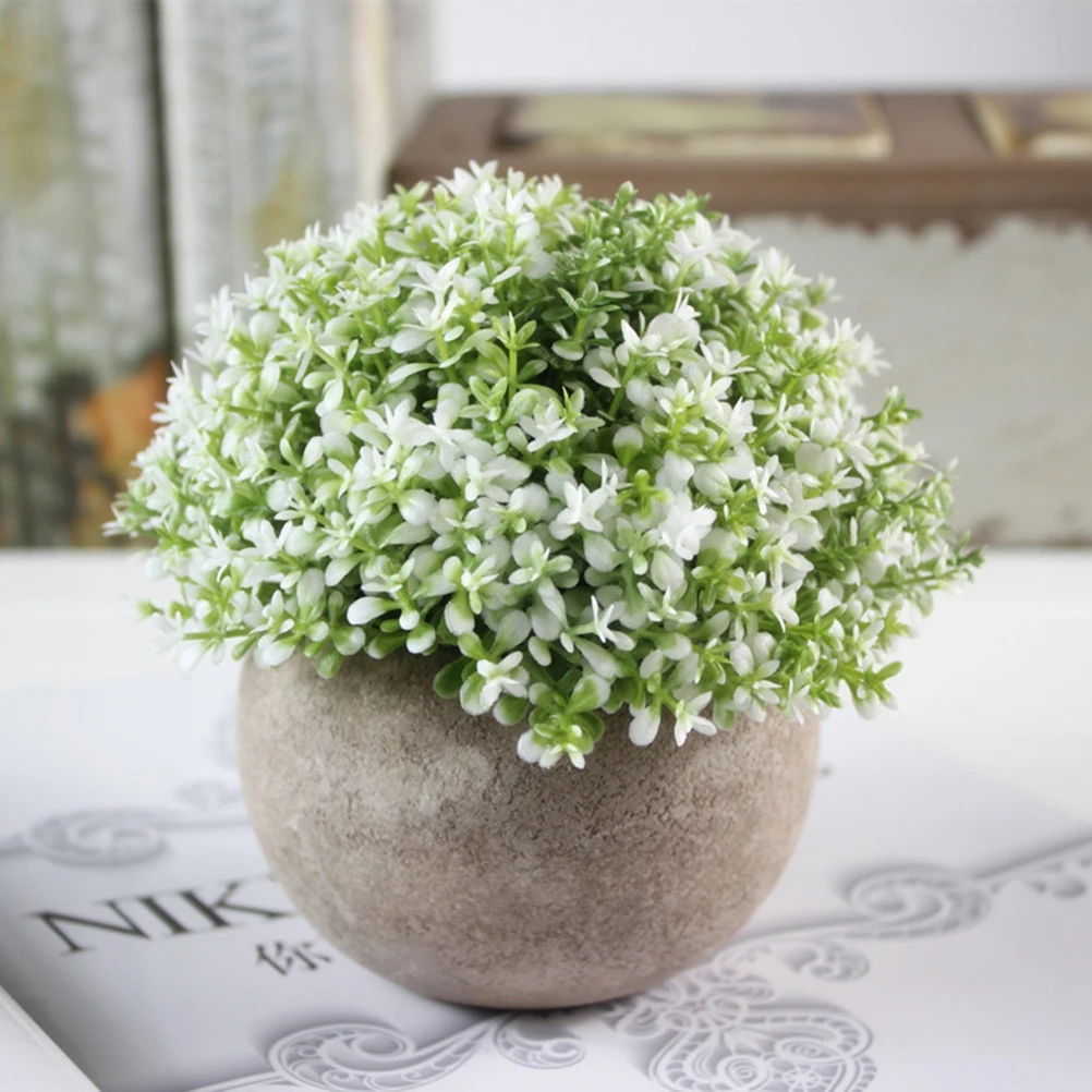 Искусственный бонсай в стиле ретро искусственные суккуленты зеленые растения