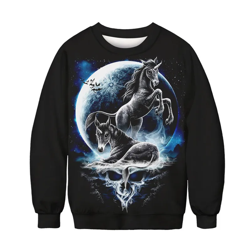 SOSHIRL Naughty Cat 3d Sweatshirt Hip-hop Streetwear Punk Black Hoodie Sweatshirts Funny Casual Harajuku Clothes Jumper Pullover | Мужская