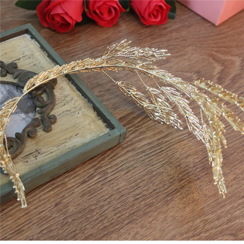 Женские свадебные аксессуары для волос Mamojko тиара с золотыми кристаллами в стиле