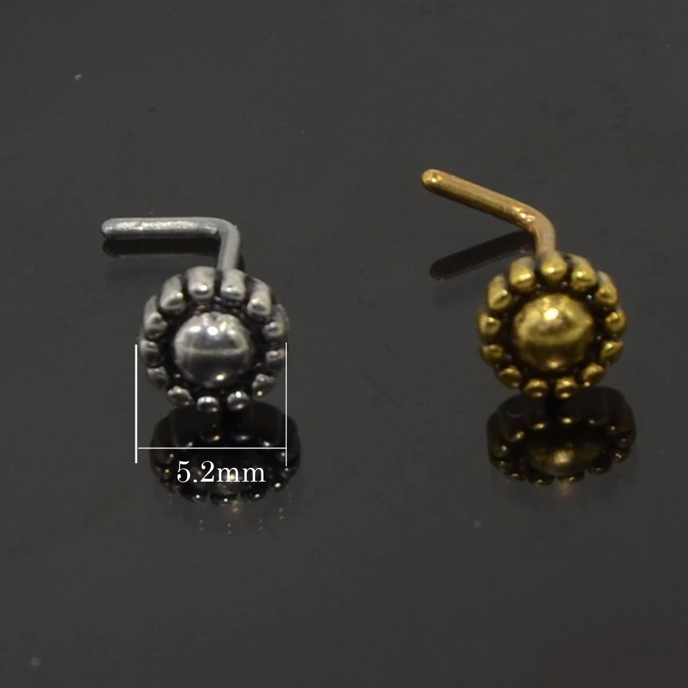 3 шт. L образные кольца для пирсинга носа 20 г|piercing body jewelry|body jewelrystud piercing |