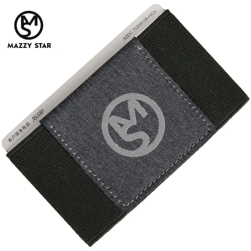 Mazzy кошелек со звездами с задним карманом ID держатель для Карт RFID Блокировка мини