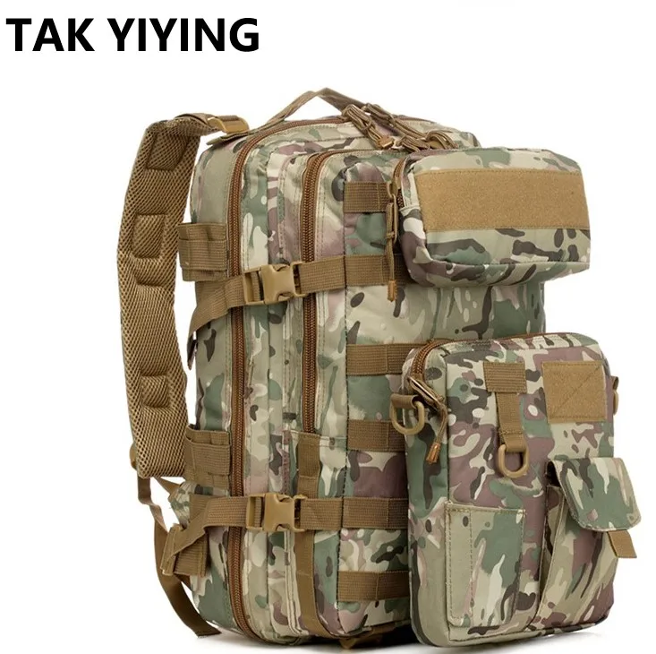 TAK YIYING 40L Военный Тактический штурмовой рюкзак армейский Molle Out сумка маленький рюкзак для наружного туризма кемпинга охоты сумка - Цвет: CP CAMO