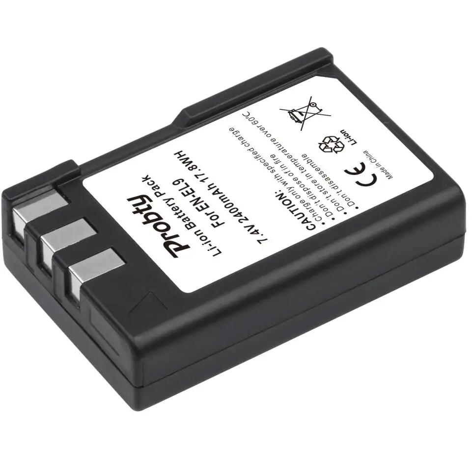 1 battery EN-EL9 EN-EL9a Батарея+ ЖК-дисплей Зарядное устройство для Nikon D40 D40X D60 D3000 D5000 - Цвет: 1 battery