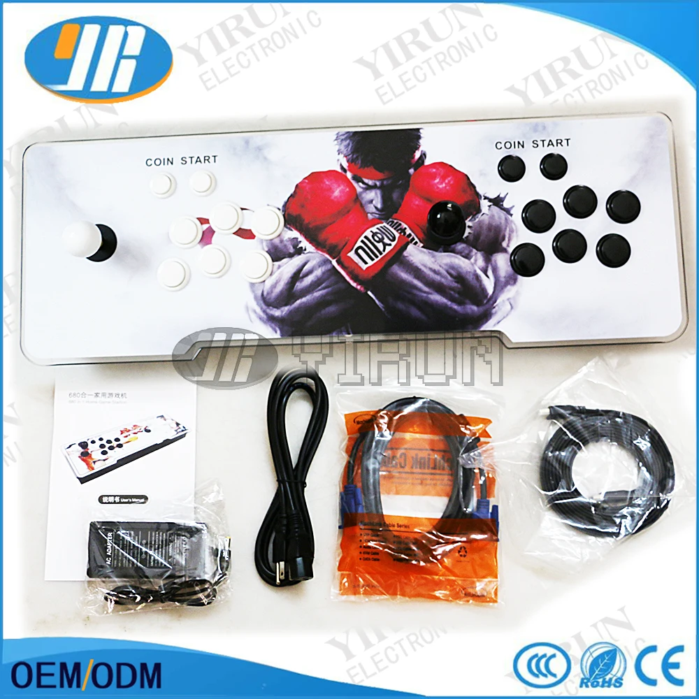 5th 846 Games Arcade Console in 1 Jamma Support HDMI VGA Output for TV with USB to PC PS3 | Спорт и развлечения
