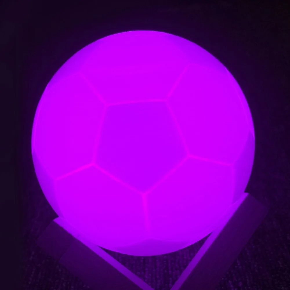 Dikale 3D принт фонарик в виде футбольного мяча FIFA World изменяющая цвет чашка Ночная