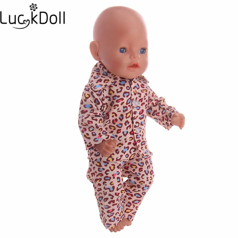 Кукольная Пижама Luckdoll hot подходит для 18 дюймовых американских искусств и 43 см