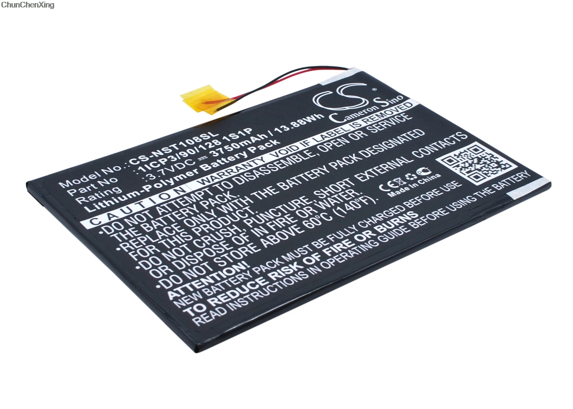 Аккумулятор Cameron Sino 3750mAh 1ICP3/90/128 1S1P для Nuvision 10 1 &quot TM1088C|Аккумуляторы мобильных