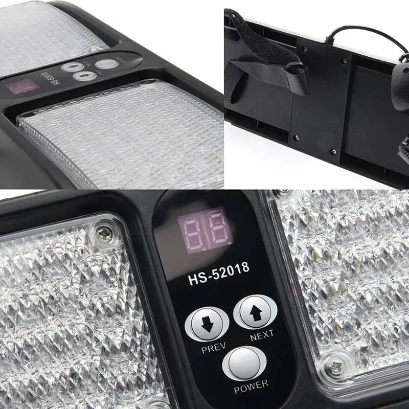 Синий 86 светодиодный солнцезащитный козырек для лобового стекла