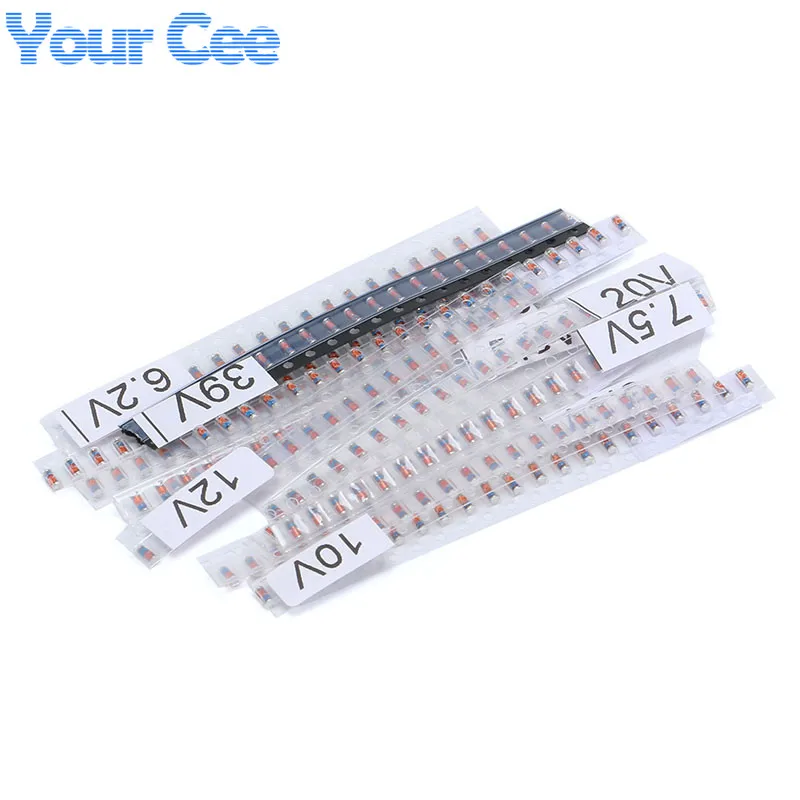 280 шт ZMM SMD регулятор Zener пакет диодов 3в 39в LL34 1206 14 видов * 20 шт|zener diode|diode zenersmd zener diode |