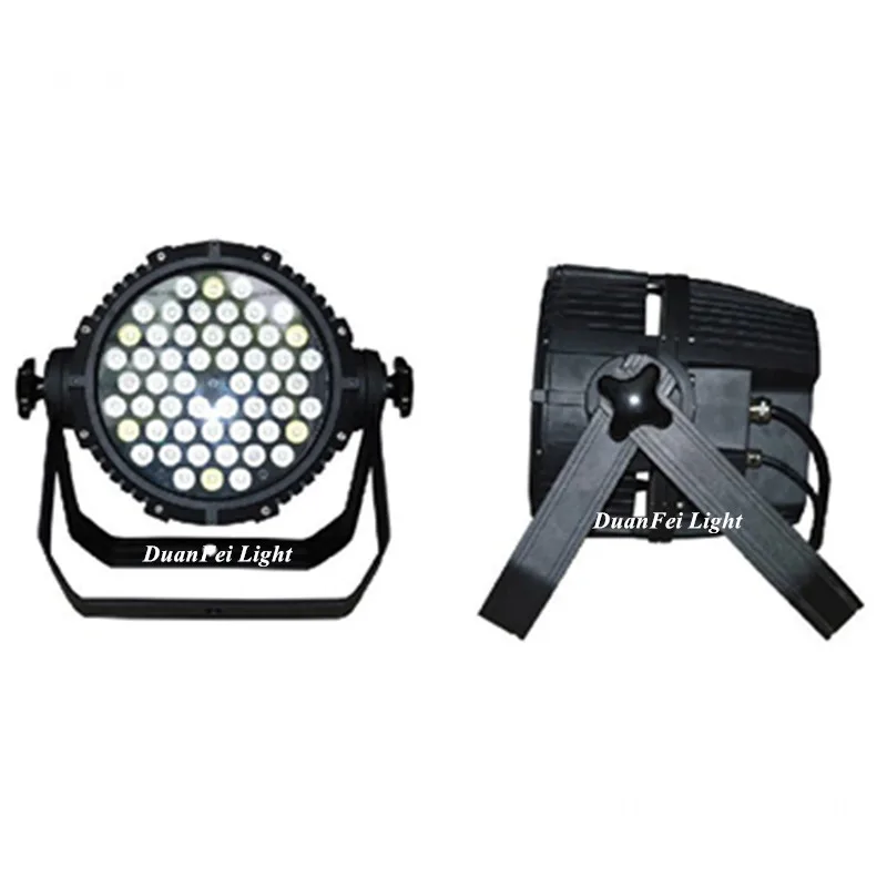 2 шт. 54x3 Вт rgb led par dmx lyre wash par-прожектор со светодиодами ip65 открытый сценический cans 3w