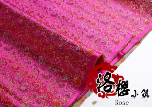 Rose Китайский древний китайский костюм ханфу Тан костюм платье Детская одежда кимоно Cos шелковый атлас Дамасская Ткань для шитья - Цвет: Rose
