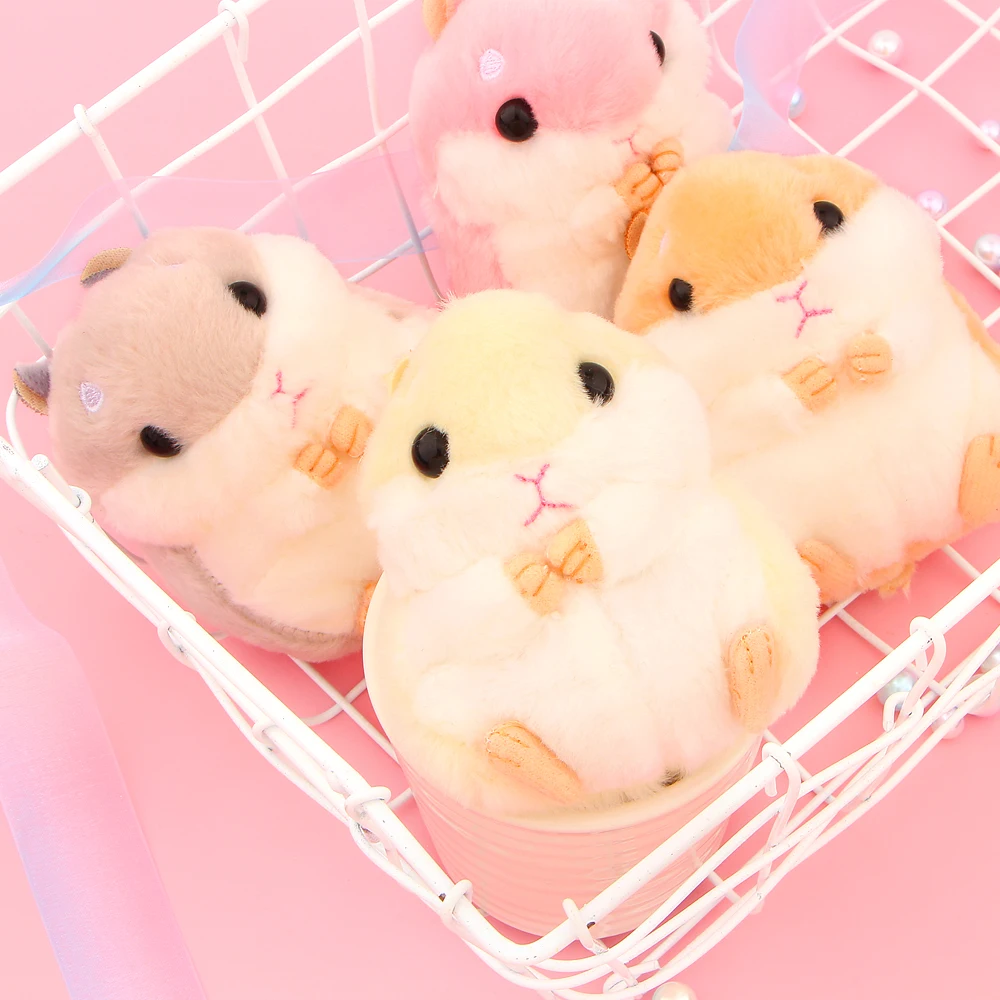 12 см мини хомяк Pom игрушка Pom Для женщин пушистый кролик игрушечный хомяк кукла-сумка брелок автомобиль Монстр Подарочный брелок игрушка