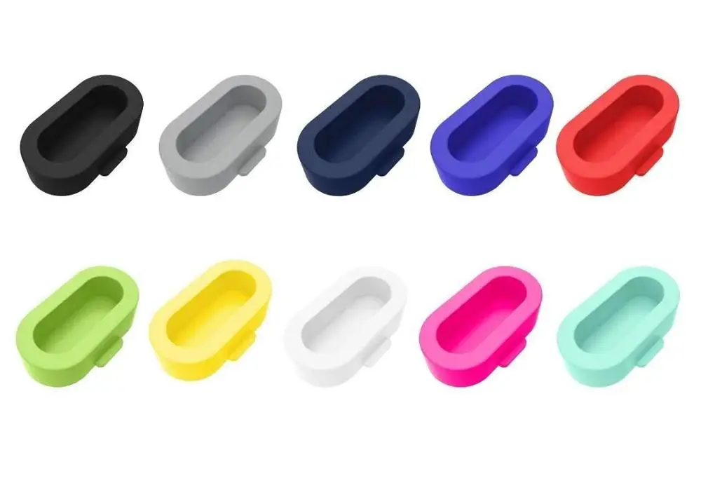 10 colors 10 шт. силиконовая Пылезащитная заглушка против пыли для Garmin Fenix 5S/5/5X/Vivoactive 3/Vivos порт/Forerunner 935 Smartwatch порт зарядного устройства 9,12 - Цвет: 10 colors