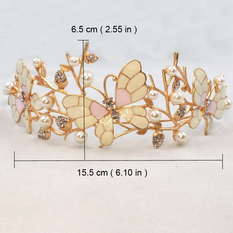 Женская свадебная корона бабочка обруч для волос аксессуары волос|crown wedding|headband