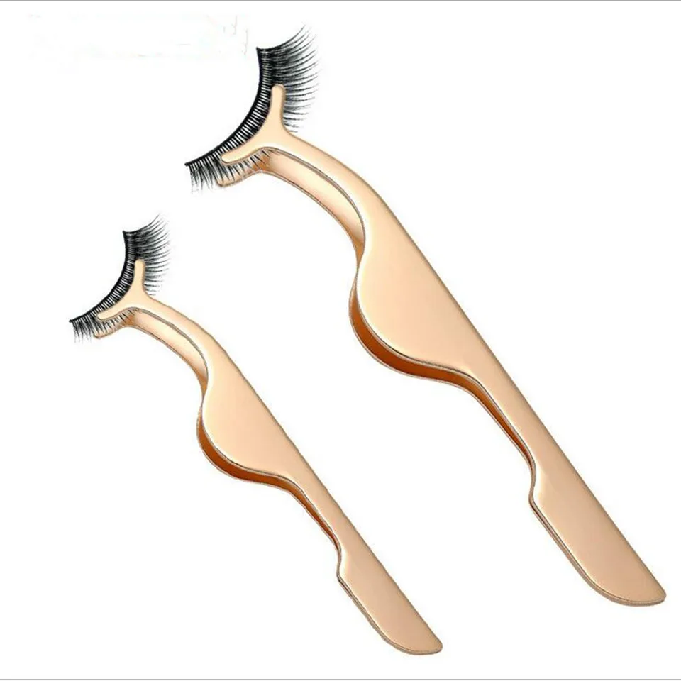 2 шт./компл. высокое качество розовое золото бигуди для ресниц 3d норковые ресницы