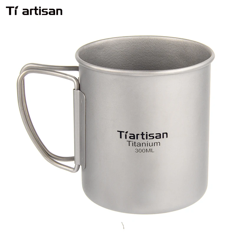 Титановая чашка Tiartisan 300 мл уличная посуда для кемпинга напитков Ультралегкая