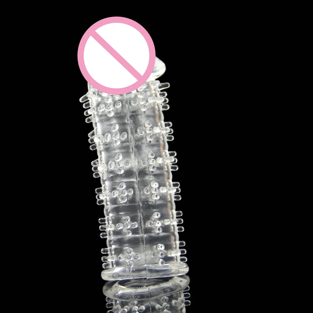 Расширитель пениса candiway в горошек смелый многоразовый фаллоимитатор чехол для