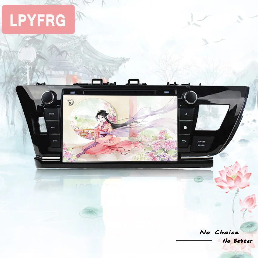 Автомагнитола 2 Din 4 + 64 ГБ 8 дюймов Dvd Gps android 10 0 Indash для Toyota Corolla 2013 14 2015 2016