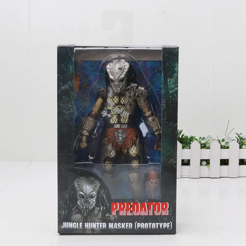 8 in box 20 см NECA термальная беглый Хищник Серия фигурка хищника конечная джунгли Охотник джунгли демон бетонный клан лидер фигурка игрушки - Цвет: 8 in box