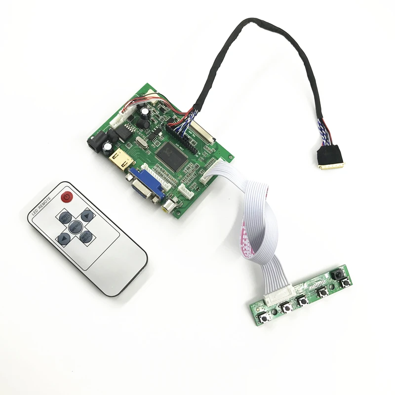 RTD2660 VGA AV входом HDMI совместимость Светодиодный набор для платы ЖК-контроллер 15 6
