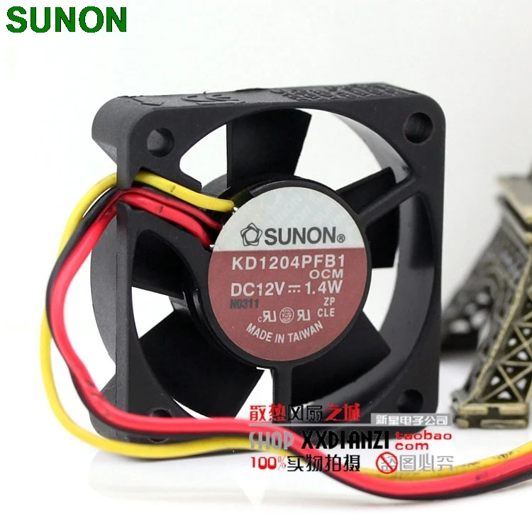 Оригинальный Тахометр для Sunon бесшумный вентилятор 4 см 4010 2 в 1 вт|quiet fan|original sunonefan