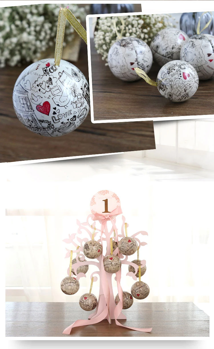 Шар для конфет рождественская елка новый год Рождество украшения дома