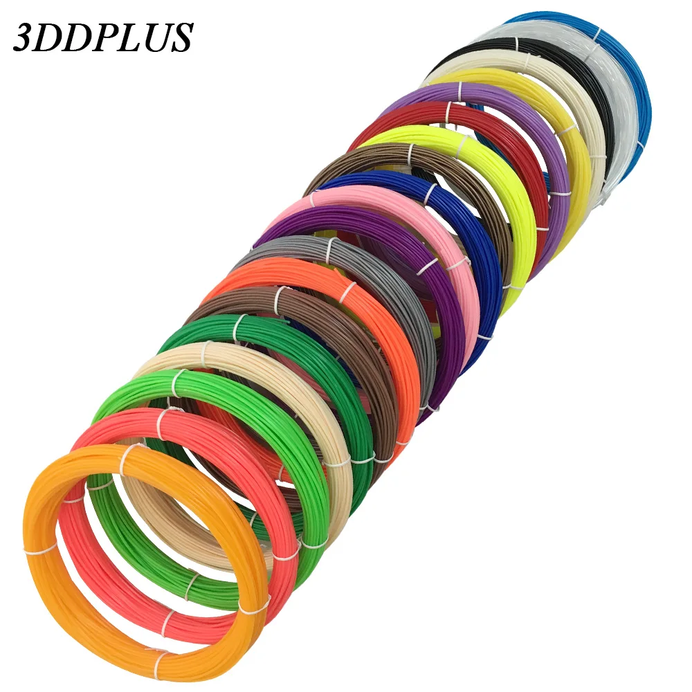 3DDPLUS 20 цветов или 10 цветов/набор нить для 3d ручки ABS/PLA 1 75 мм материал печати на