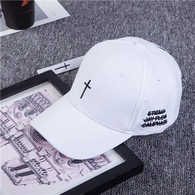 RBUDDY бейсболки надпись крест хип поп Snapback весенне-летняя бейсболка для женщин и мужчин Регулируемый классический подарок шляпа - Цвет: C2