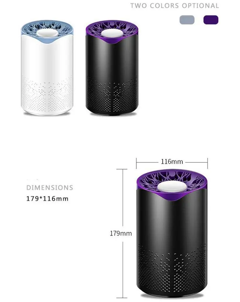 Электрическая ловушка для насекомых с USB светодиодная лампа уничтожения комаров