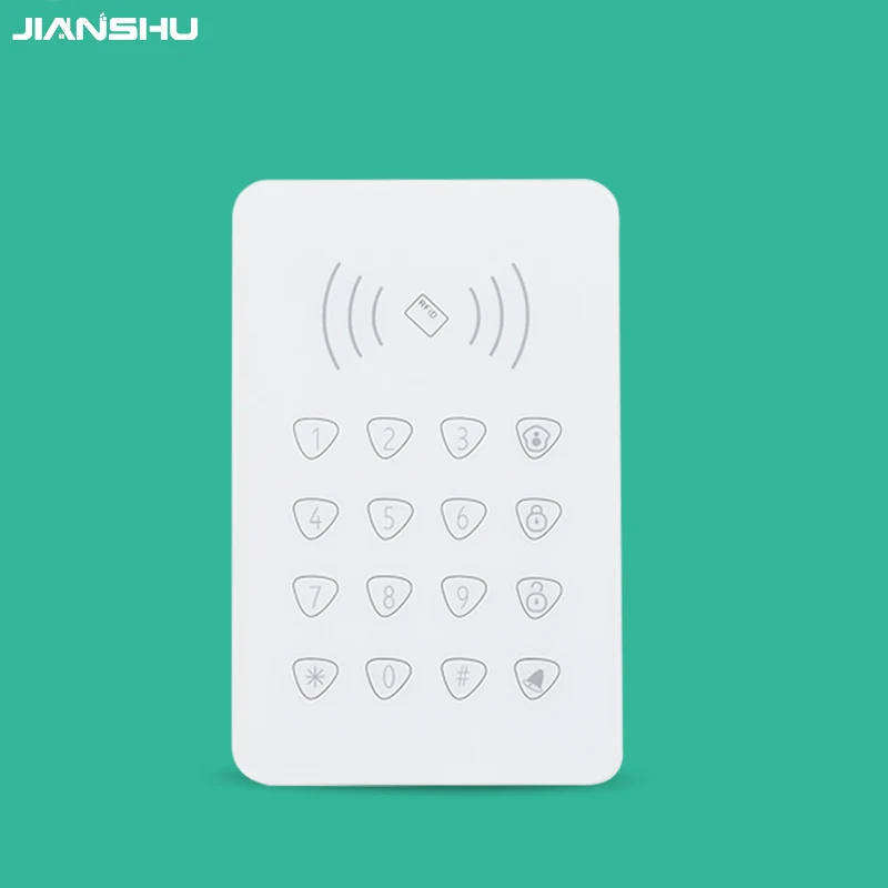 GSM WIFI GPRS SMS смартфон с RFID клавиатурой сигнализация система беспроводным релейным
