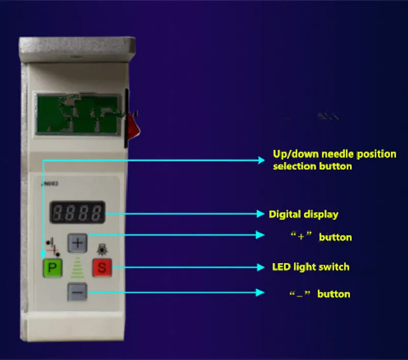 220В 700 компьютерный прямой привод над замком машина высокая скорость швейная