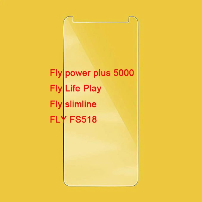Защитный экран для смартфона Fly power plus 5000 FS518 закаленное стекло Защитная пленка Life