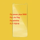 Защитное стекло для Fly power plus 5000 FS518, закаленное стекло защитный экран для смартфона