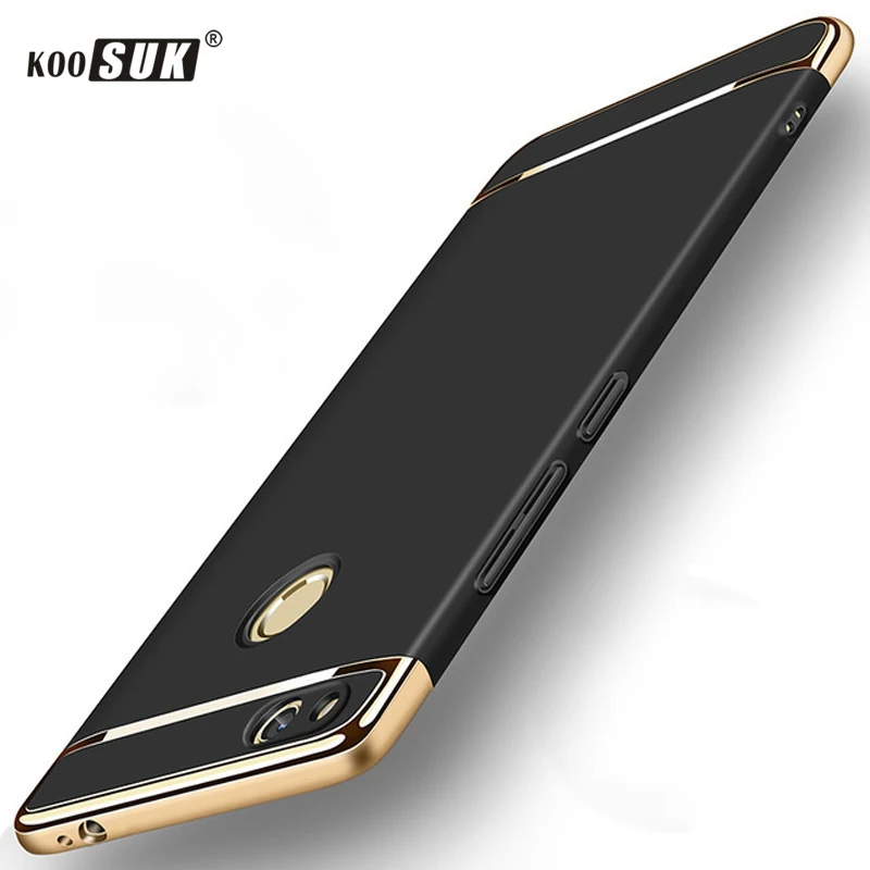 

Huawei P8 Lite 2017 5.2inch Phone Case Back Cover 3 in 1 Gold Plated Hard Case For Huawei P8 Lite 2017 Protection Bags Wholesale