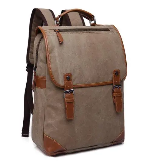 Винтажный Мужской холщовый рюкзак сумка мужская повседневная | Багаж и сумки