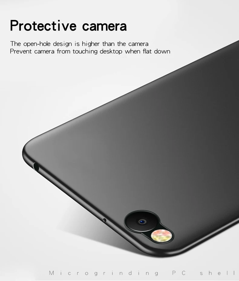 Для гладкой крышки Xiaomi Redmi Go чехол ультра-тонкий Жесткий ПК Защитный для 5 0