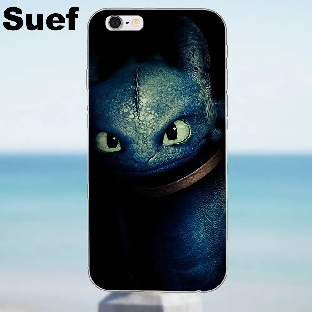 Как приручить дракона мягкие чехлы для мобильных телефонов iPhone X 4 4S 5 5S 5C SE 6 6S 7 8 Plus