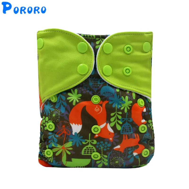 

Waterproof Baby Cloth Diaper Cover Reusable Digital Printed Diaper Snap Fitted Pocket Diaper Girl Boy Cloth Nappies Diaper Cover