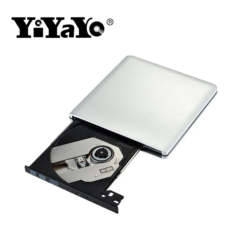 YiYaYo Внешний USB 3 0 DVD-привод CD/ RW горелка CD ROM/ ROM-плеер портативный/запись/горелка для