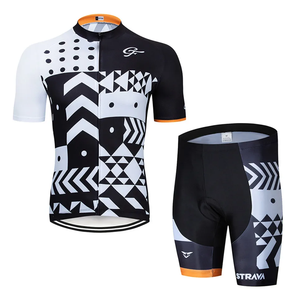 Команда STRAVA одежда для велоспорта Джерси Ropa Ciclismo велосипед для мужчин летние рубашки pro майки для велоспорта 9D pad велосипедные шорты - Цвет: 3