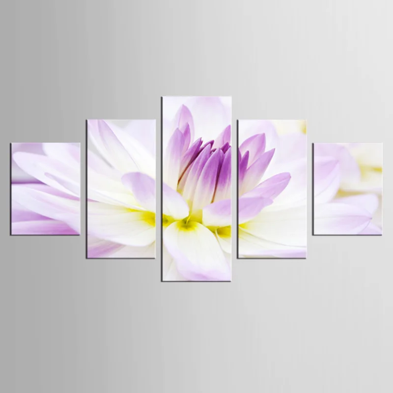 5 Панель красивый светильник фиолетовый цветок розы росписи художник украшение