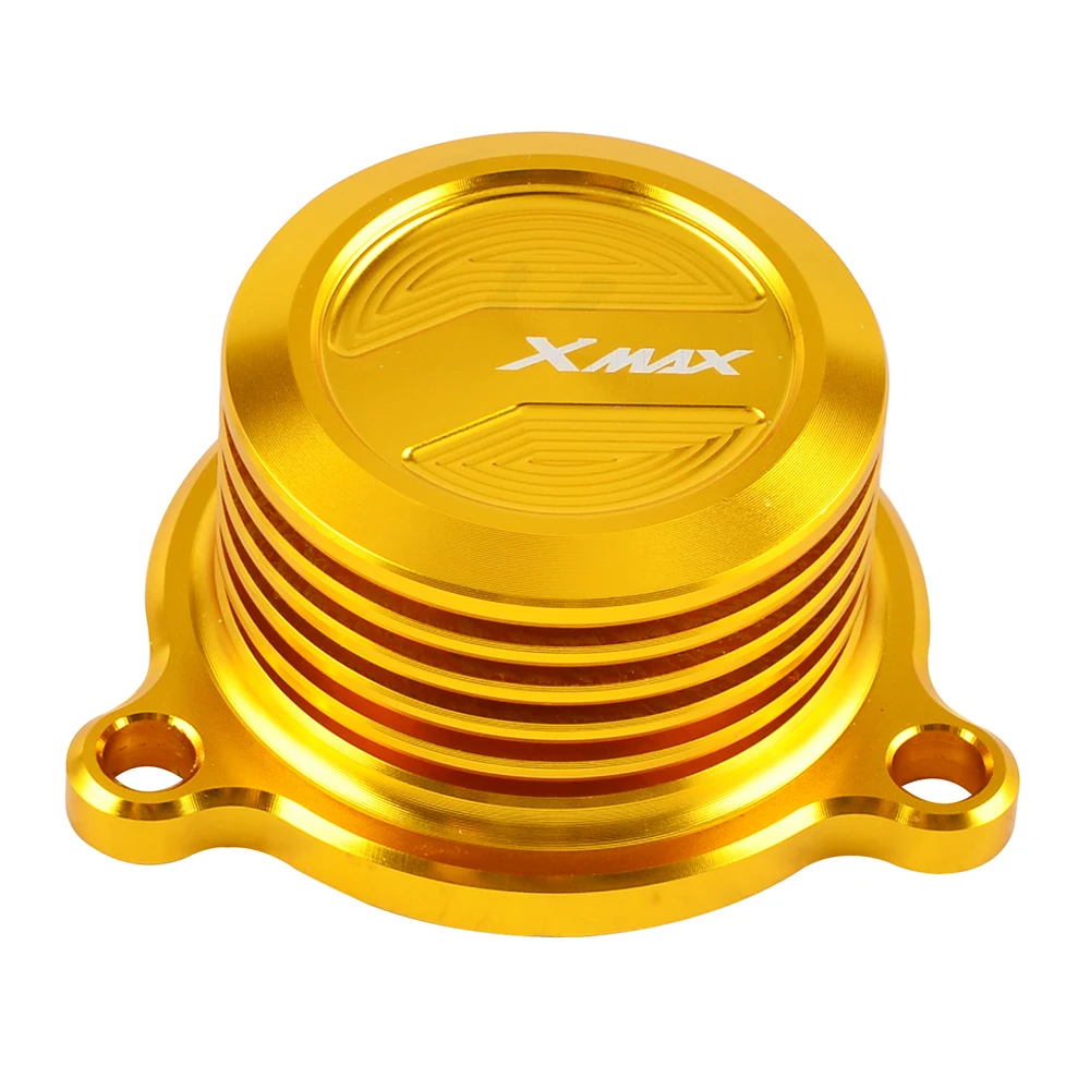 Gold NICECNC колпачок для автомобильного масляного фильтра крышка для Yamaha X-MAX XMAX 125 250 300 400- топливный фильтр двигателя крышка радиатора Разъем X MAX - Цвет: Gold