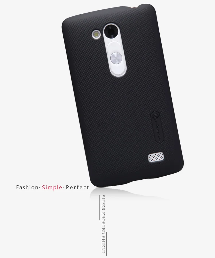 10 шт./лот оптовая продажа Nillkin Super Frosted Shield чехол для LG L Fino D295 с Экран протектор и
