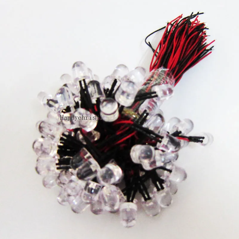 100x10 мм Предварительно смонтированные светодиоды лампа белый теплый красный