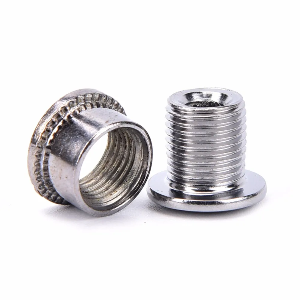 

2018 New 4PCS MTB Wheel Crankset Double Screws Bolts Nut Parts Mountain Bikes Road Bicycles Chain